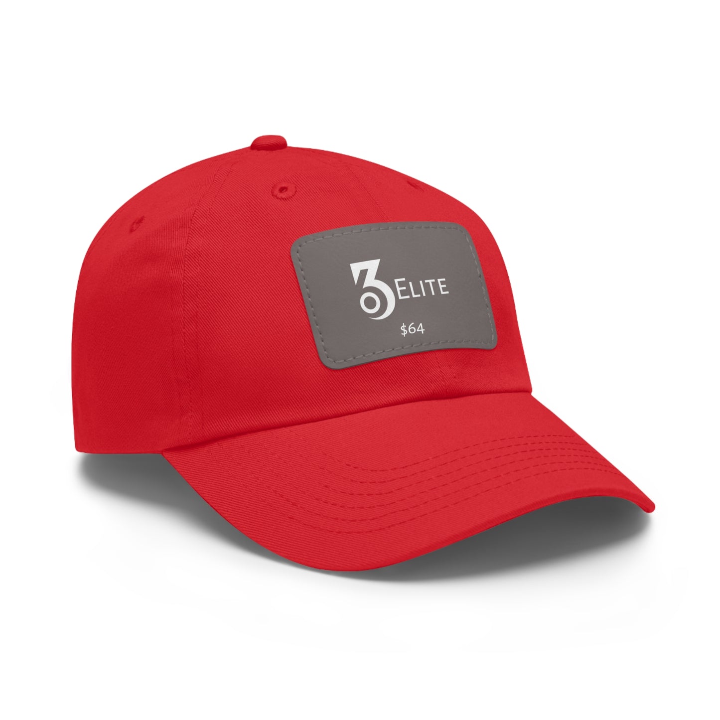 $64 Hat with Leather Patch (Rectangle)