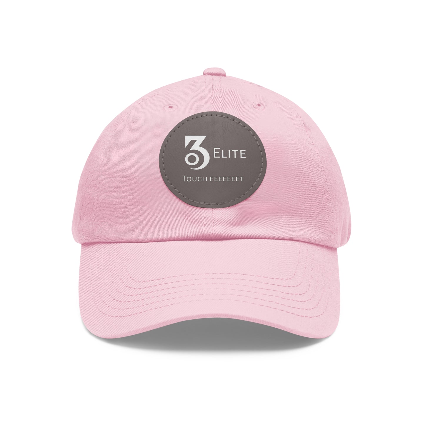 Touch Eeeeeeet Hat with Leather Patch (Round)