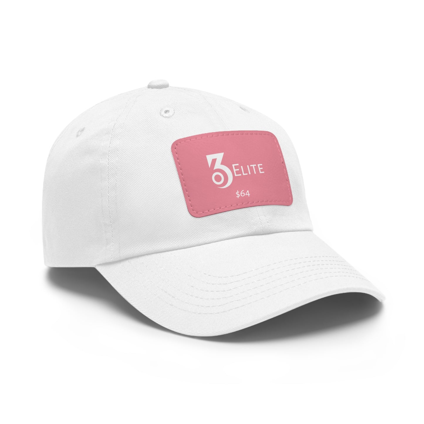 $64 Hat with Leather Patch (Rectangle)
