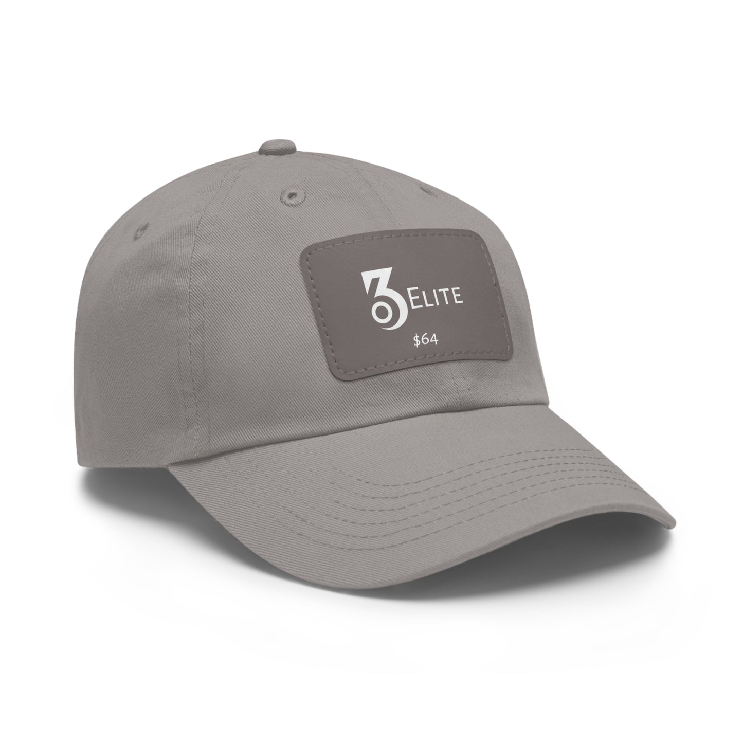 $64 Hat with Leather Patch (Rectangle)