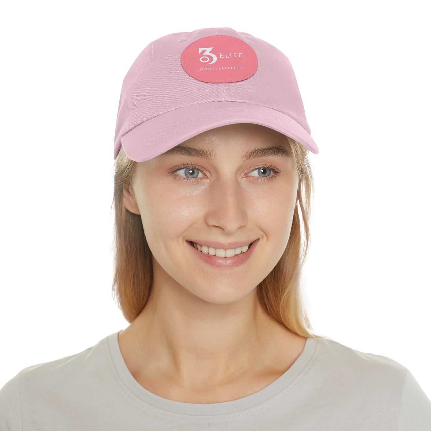 Touch Eeeeeeet Hat with Leather Patch (Round)