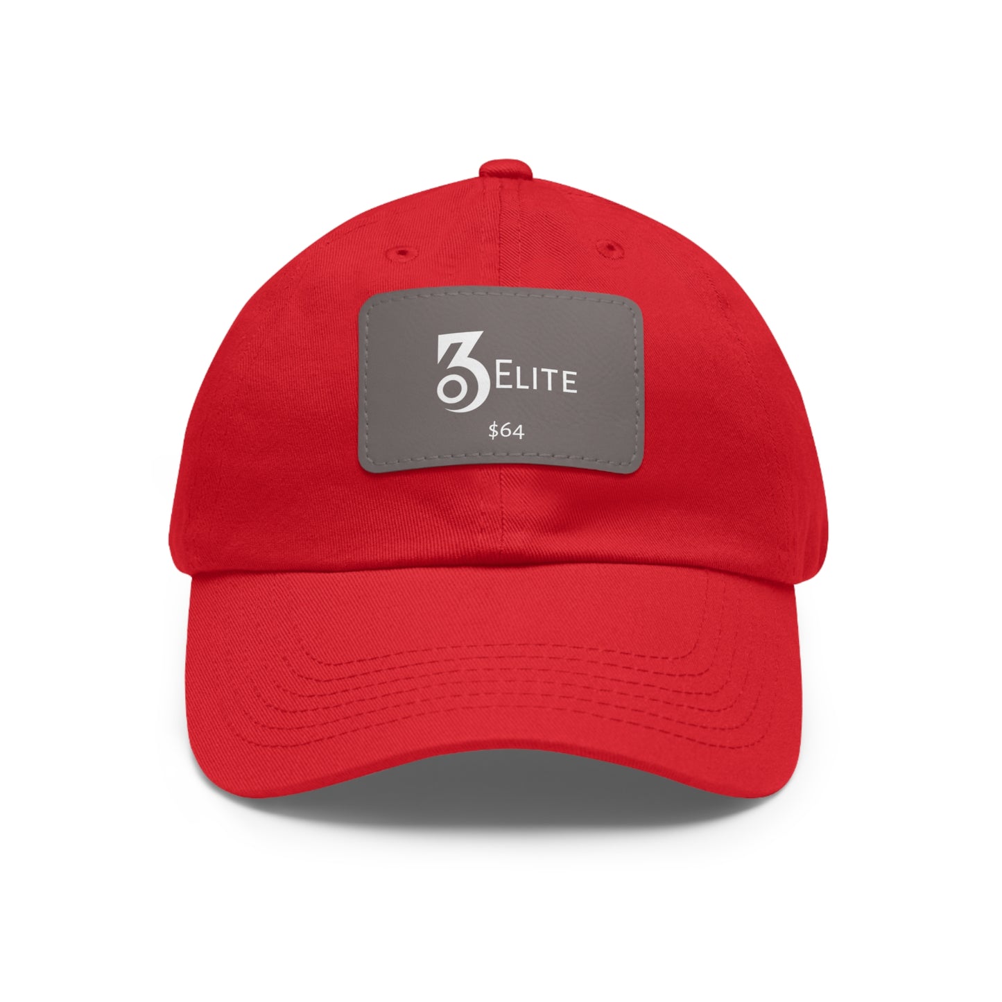 $64 Hat with Leather Patch (Rectangle)