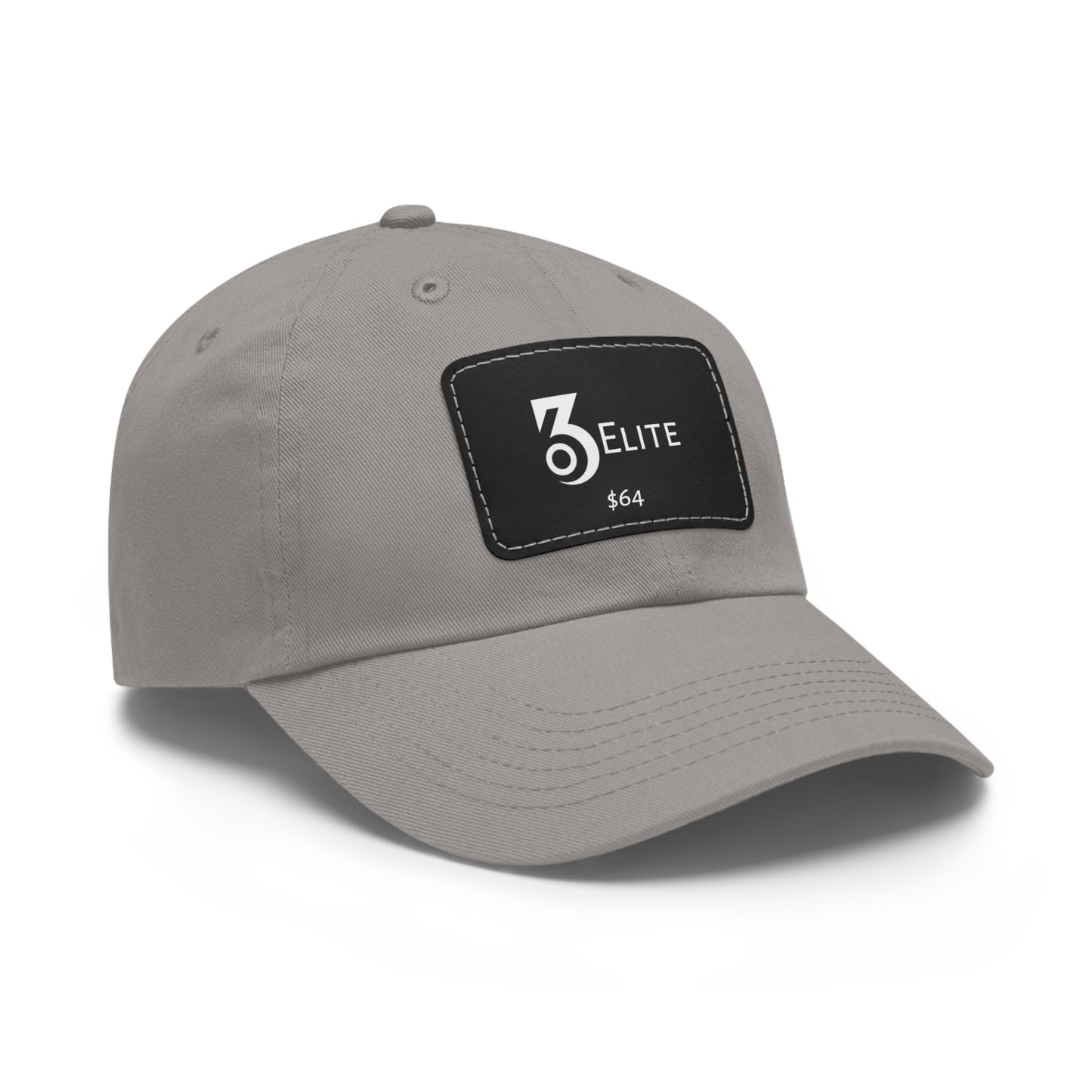 $64 Hat with Leather Patch (Rectangle)