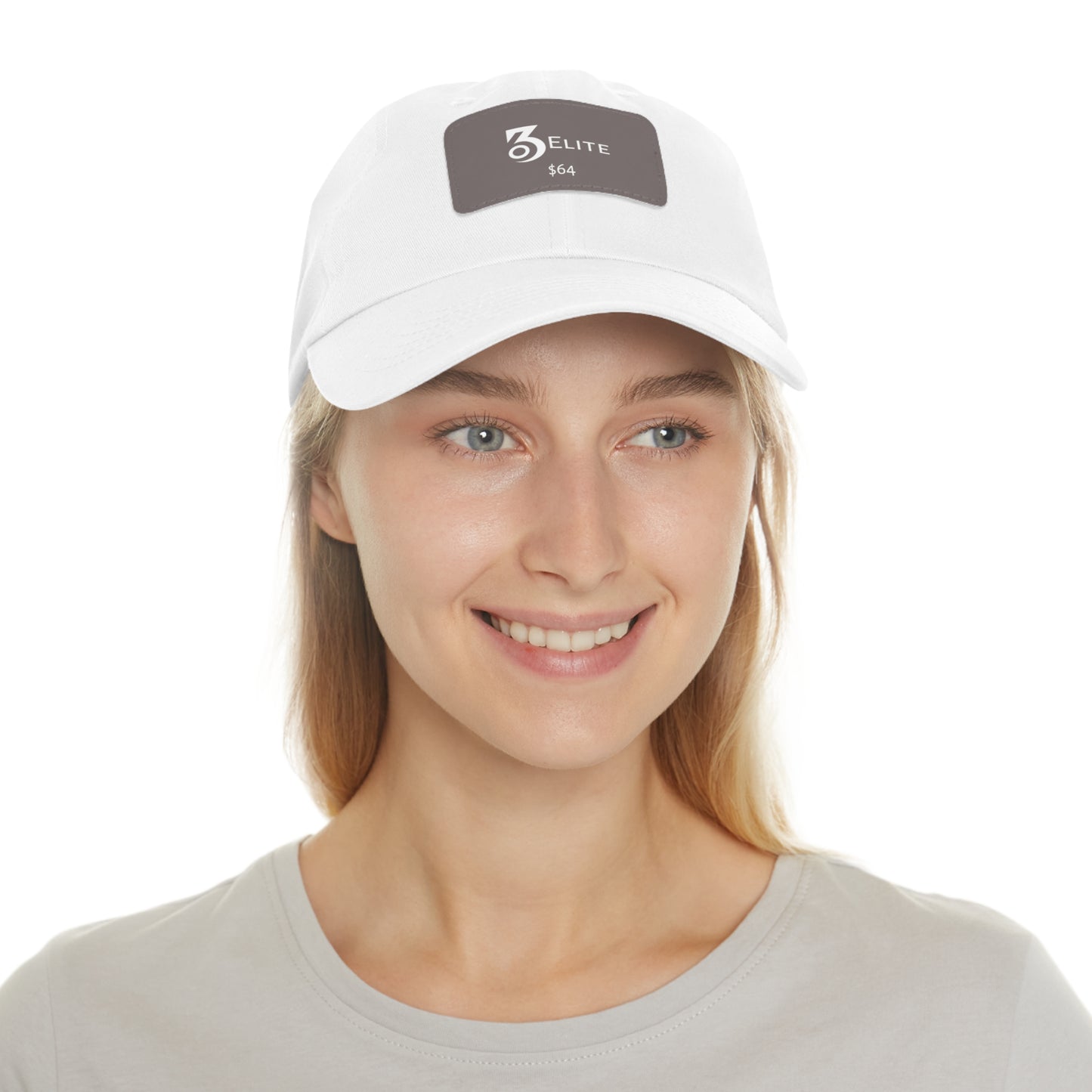 $64 Hat with Leather Patch (Rectangle)