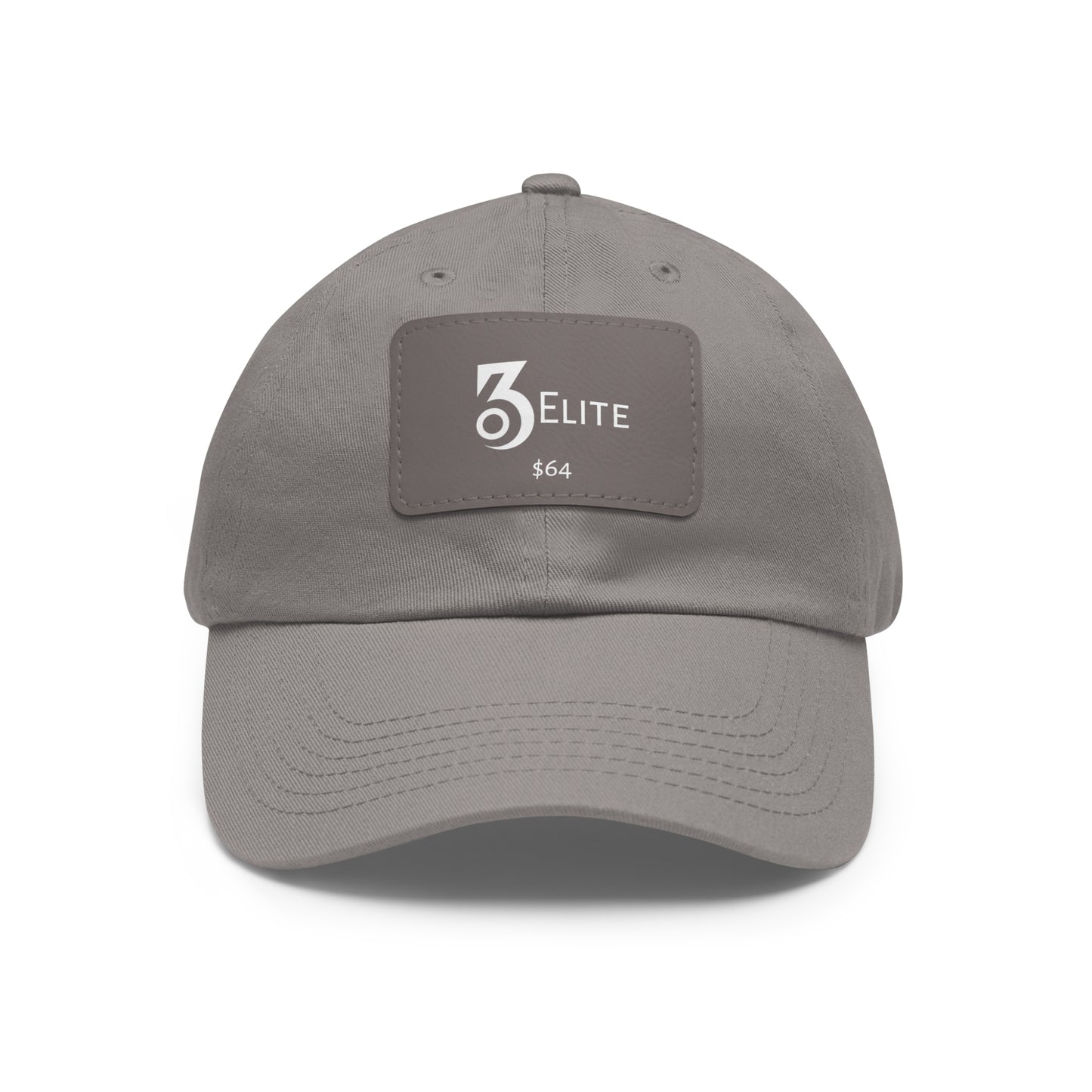 $64 Hat with Leather Patch (Rectangle)