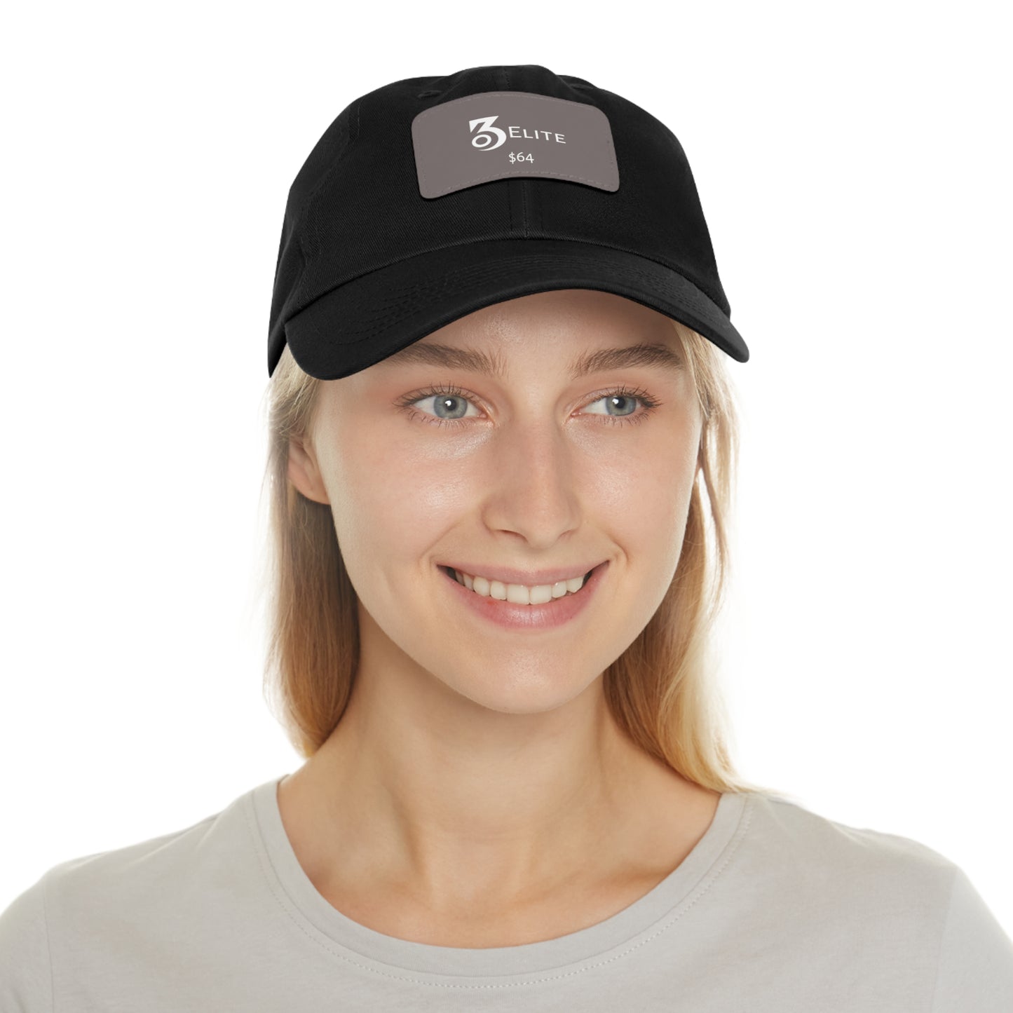 $64 Hat with Leather Patch (Rectangle)