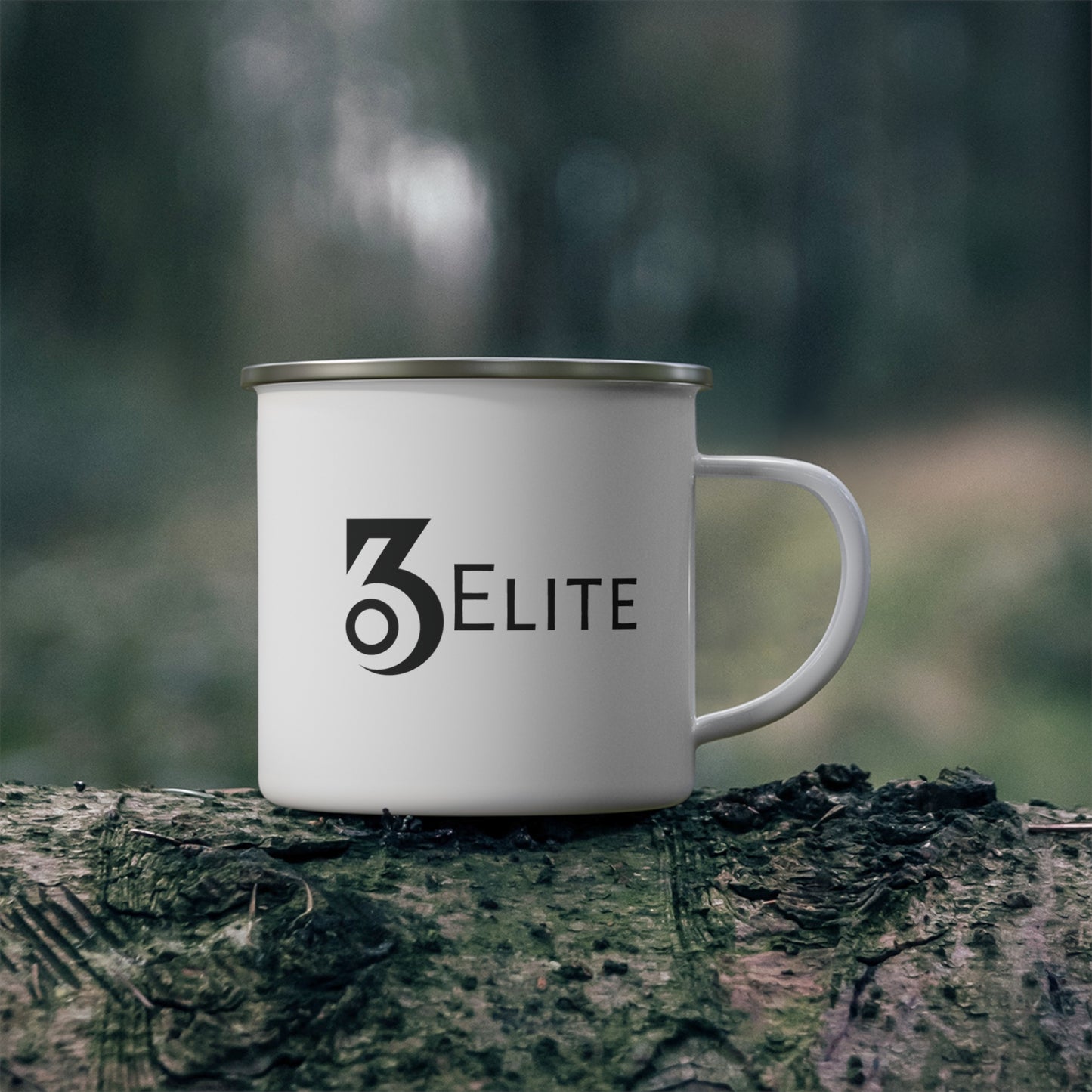 Just Getn Started Enamel Camping Mug