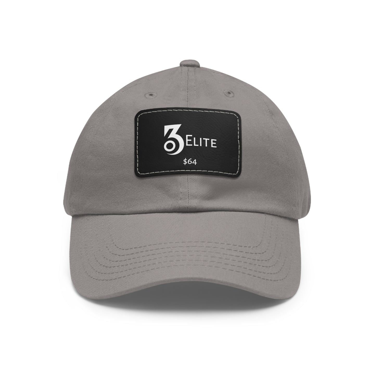 $64 Hat with Leather Patch (Rectangle)