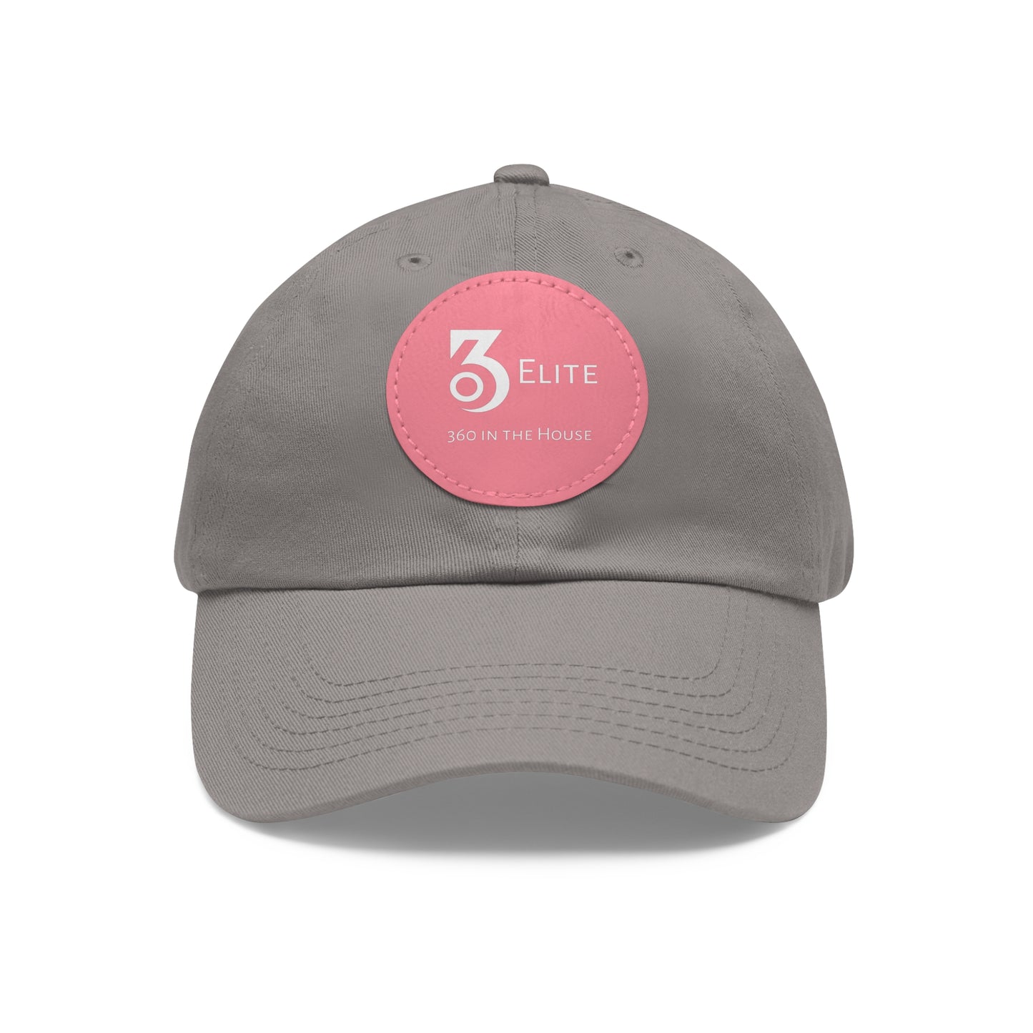 360 In the House Hat with Leather Patch (Round)