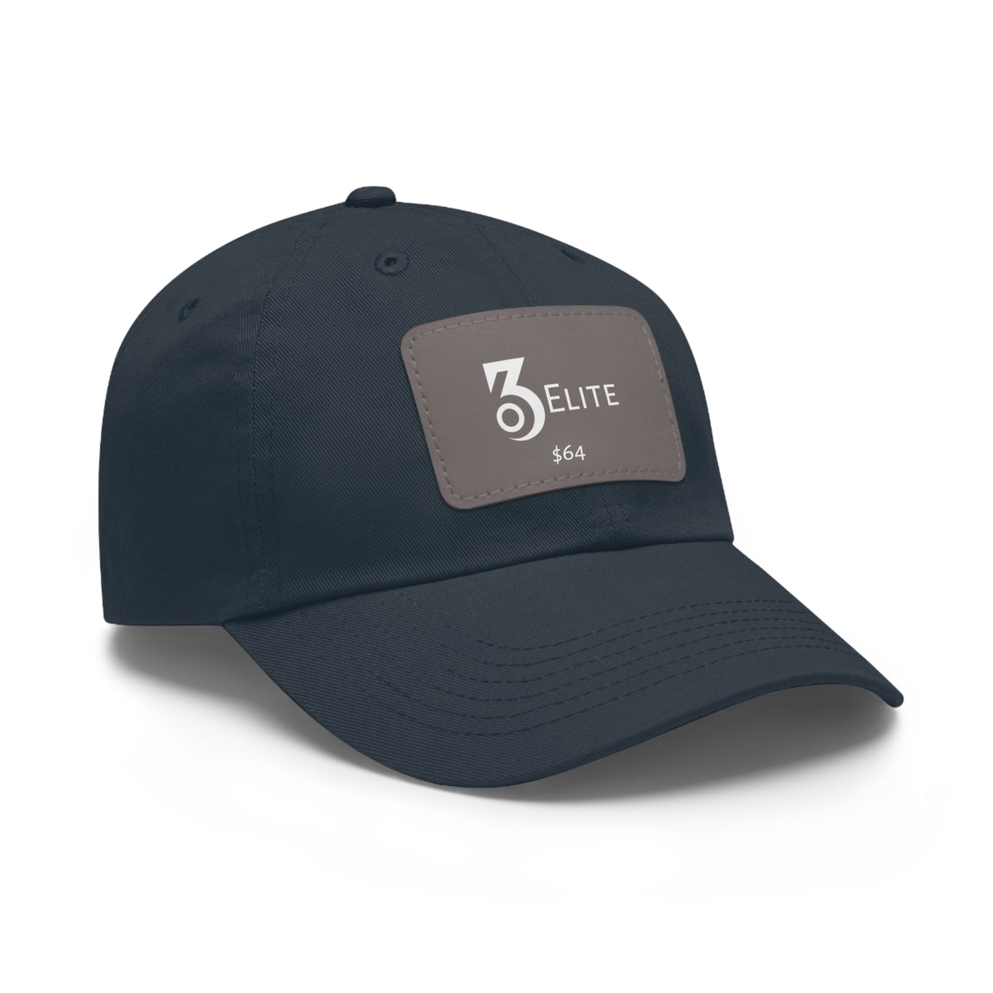 $64 Hat with Leather Patch (Rectangle)