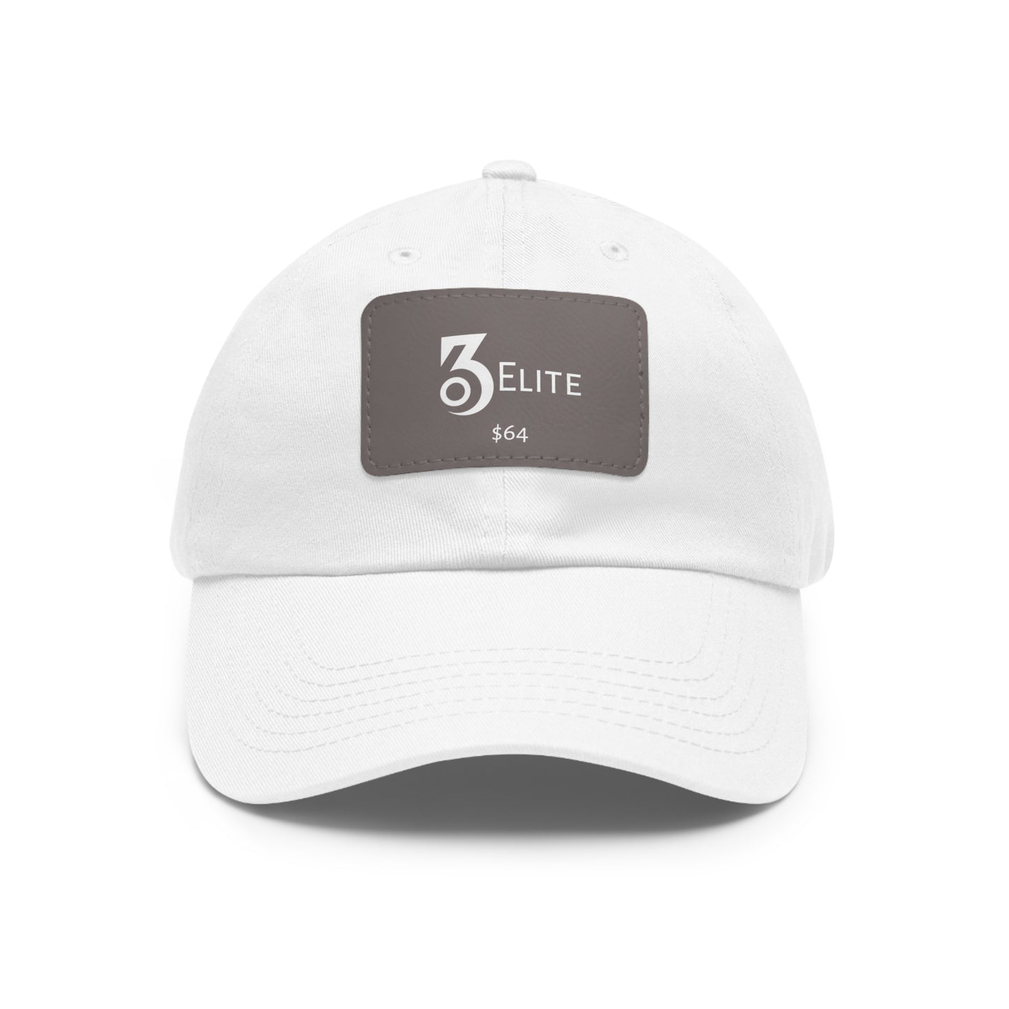$64 Hat with Leather Patch (Rectangle)