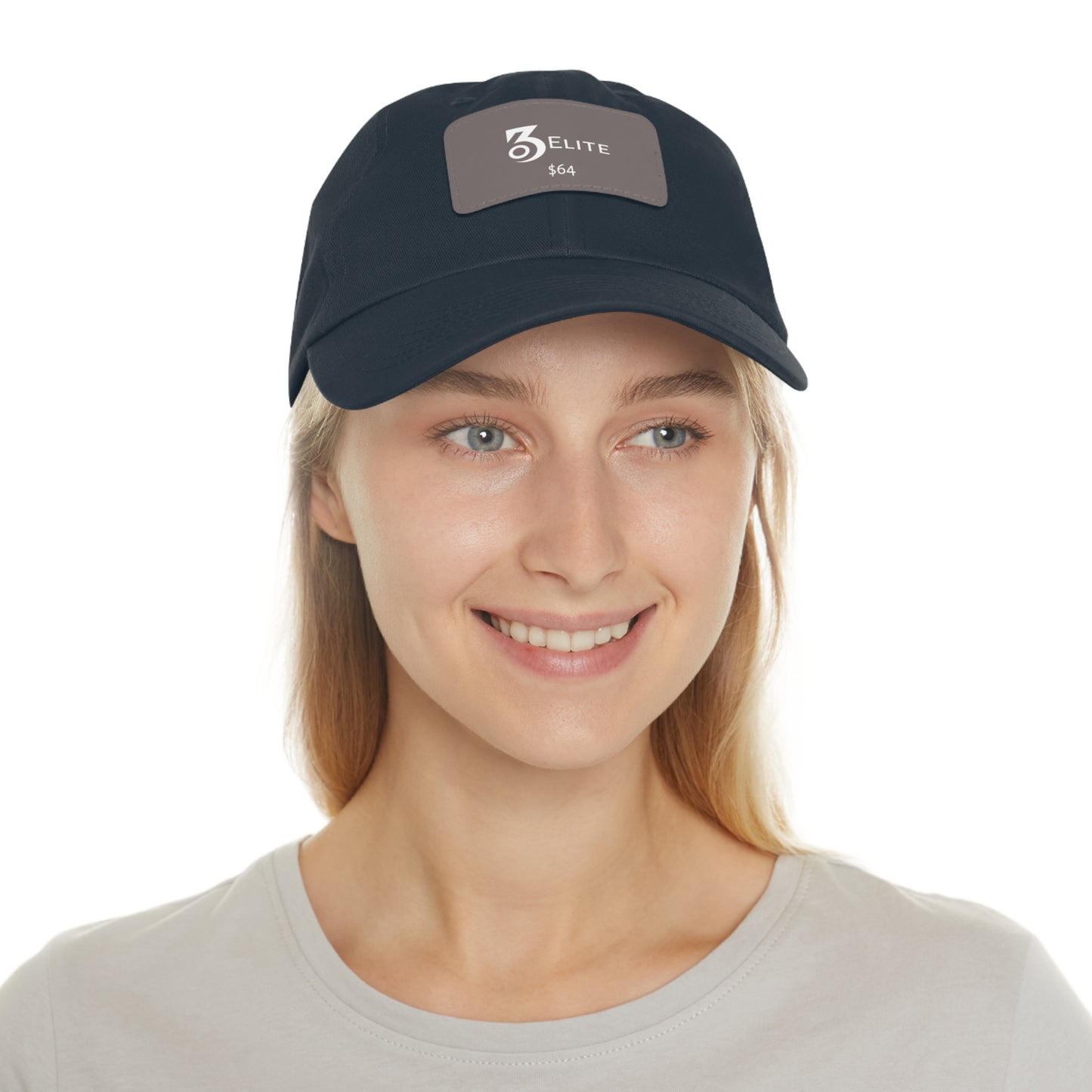 $64 Hat with Leather Patch (Rectangle)