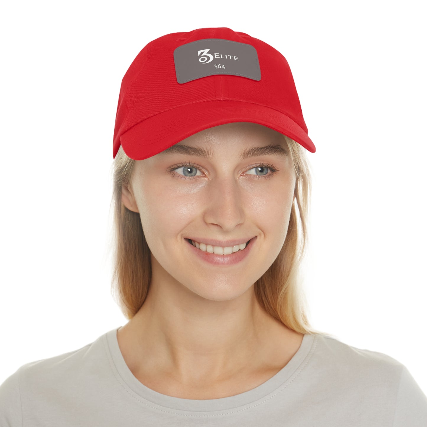 $64 Hat with Leather Patch (Rectangle)