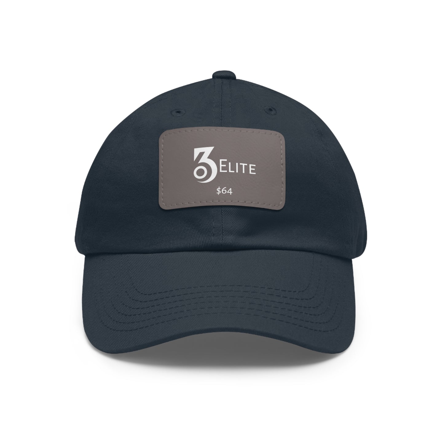 $64 Hat with Leather Patch (Rectangle)