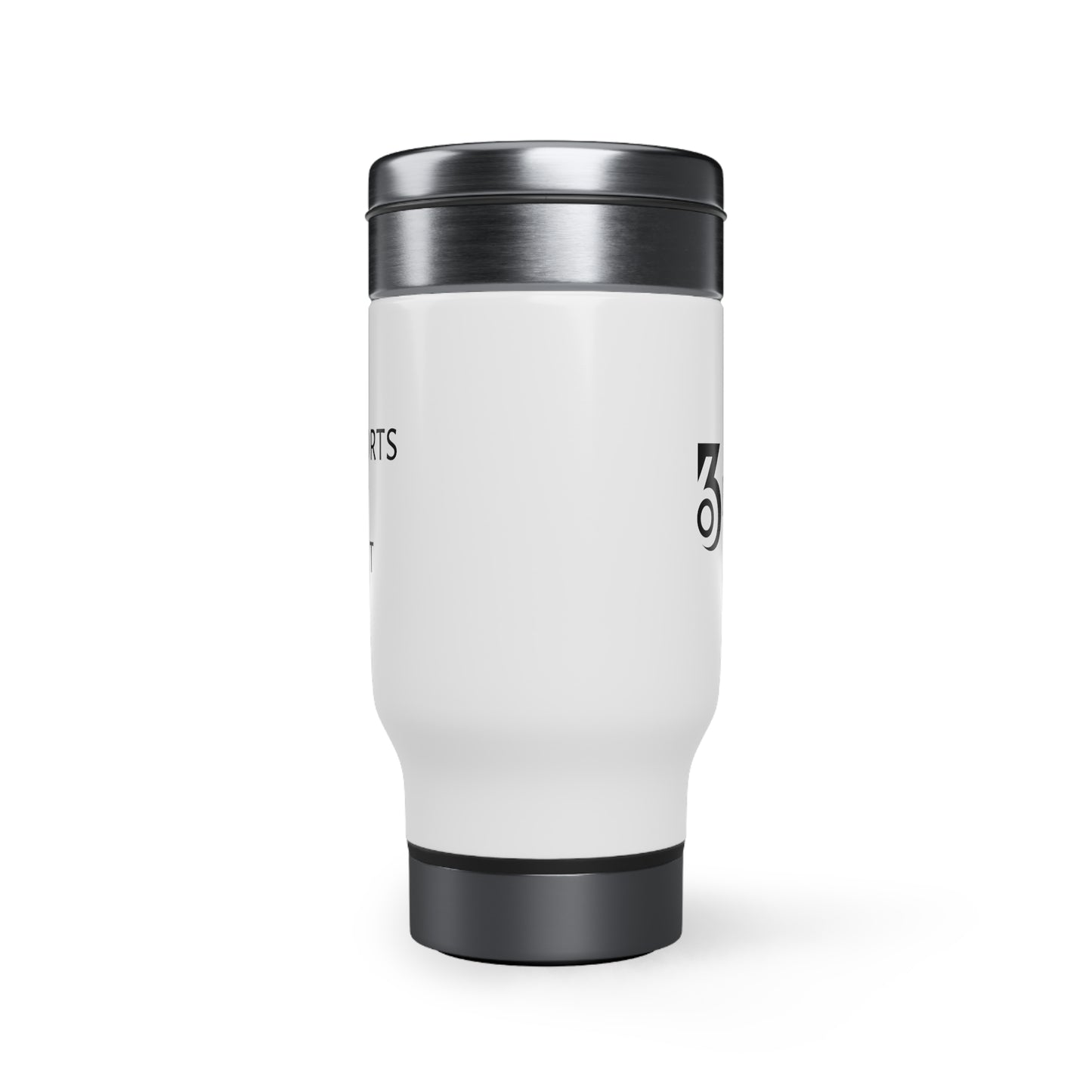 Shorts Get Rekt Stainless Steel Travel Mug with Handle, 14oz