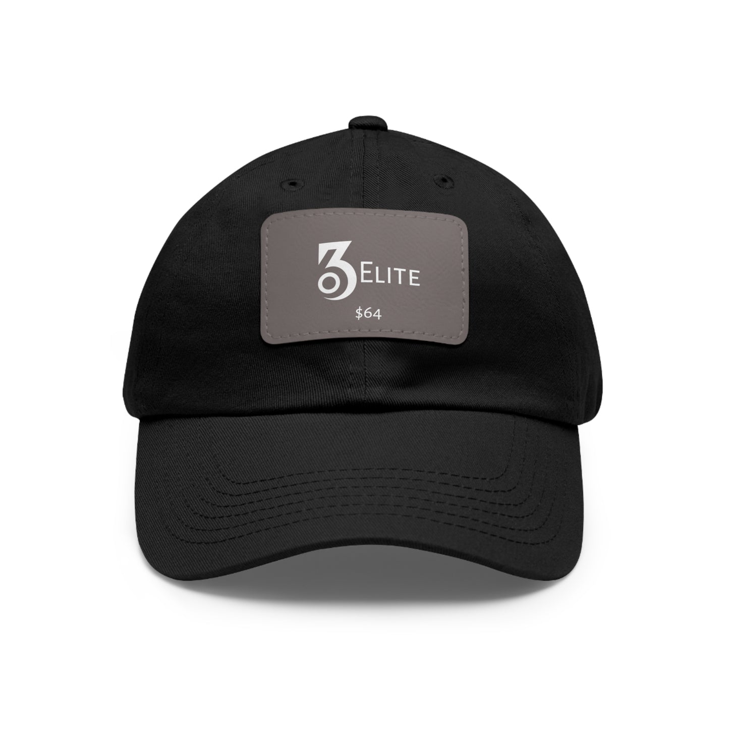 $64 Hat with Leather Patch (Rectangle)