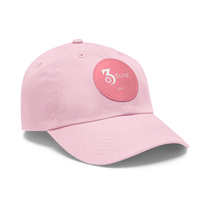 $64 Hat with Leather Patch (Round)