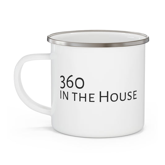 360 in the House Enamel Camping Mug