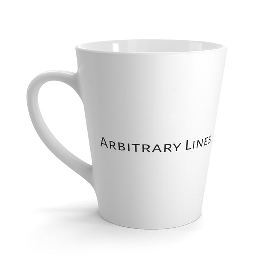Arbitrary Lines Latte Mug