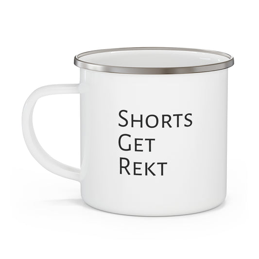 Shorts Get Rekt Enamel Camping Mug