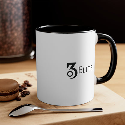 Arbitrary Lines Accent Coffee Mug, 11oz