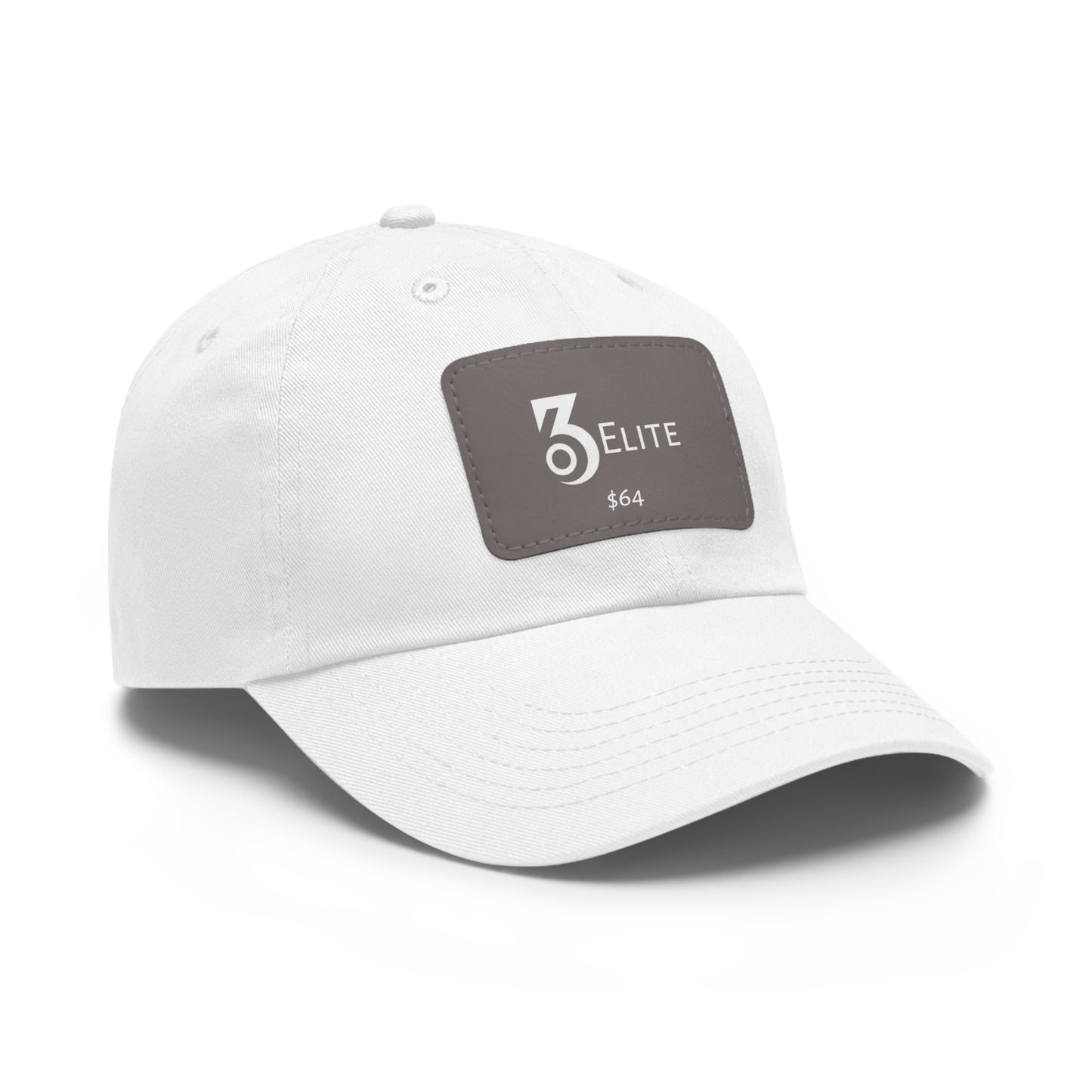 $64 Hat with Leather Patch (Rectangle)